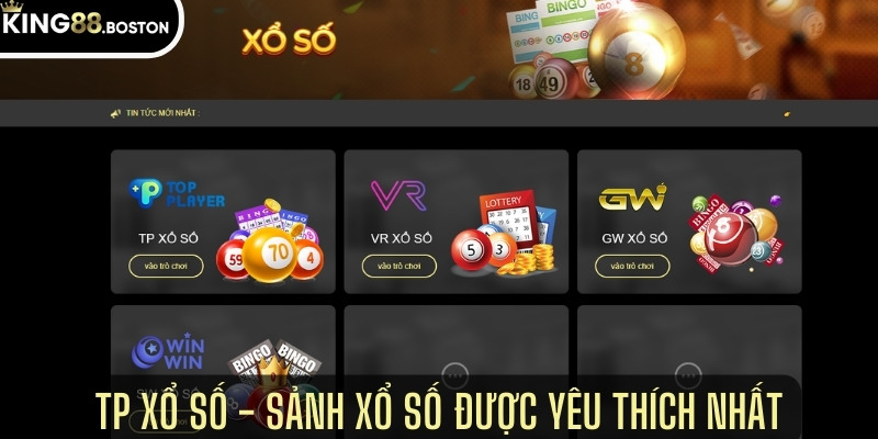 Xổ số King88 các sản phẩm